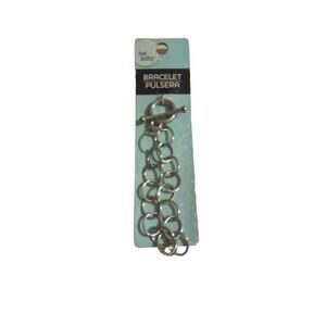 DIY Jewelry Making Chain Bracelet Base Silver Tone Bead Landing